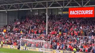 Yma o hyd by the Wrexham fans pre match [upl. by Egni]