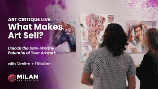 Art Critique Live What Makes Art Sell Free Workshop [upl. by Eralcyram]