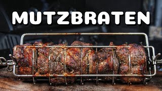 THÜRINGER MUTZBRATEN vom GASGRILL  DDRKLASSIKER mit SAUERKRAUTKARTOFFELSTAMPF BBQVideo 0815BBQ [upl. by Mozart967]