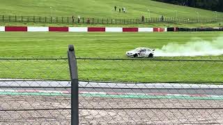 Donington Park 2024 750 Weekend BMW Off Terminal Damage [upl. by Harrat]