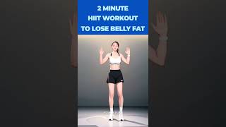 7 Day Challenge 2Minute HIIT Workout to Lose Belly Fat Fast  No Equipment Home Workout Shorts [upl. by Nagaer]