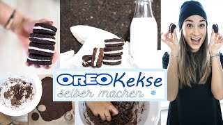 Oreo Kekse selber machen  gesundes Rezept ohne Zucker amp Butter  vegan  einfaches DIY [upl. by Reis986]