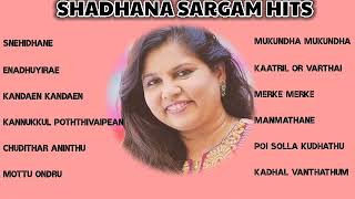 Sadhana Sargam Tamil Hits  All Time Favourite  Sadhana Sargam Tamil Songs Collection  Jukebox [upl. by Eeima237]