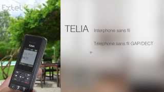 TELIA  Présentation  interphone et téléphone sans fil DECT [upl. by Annmaria886]