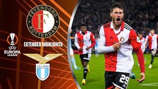 Feyenoord vs Lazio Extended Highlights  UEL Group Stage MD 6  CBS Sports Golazo [upl. by Sherwin]