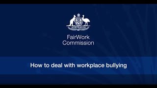 3 How to deal with workplace bullying [upl. by Ivets956]