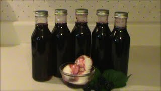 How to Can Blackberry Syrup  Canning [upl. by Frey961]