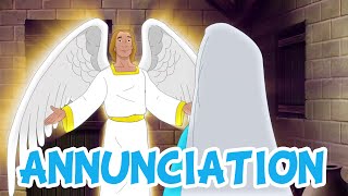 The Annunciation The Angel Gabriel Appears to Mary  Brother Francis 07 clip [upl. by Aniar685]