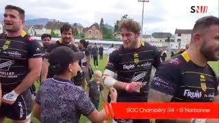 Rugby  SOC Chambery 346 Narbonne [upl. by Michella552]