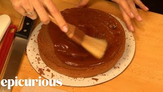 How to Make Austrian Sachertorte Part 3 [upl. by Irual]