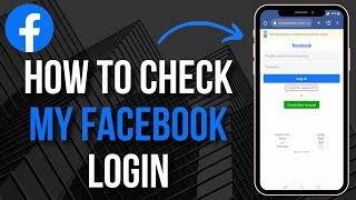 How To Check My Facebook Login Devices 2024 [upl. by Shell]