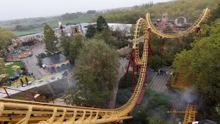 onrides Bellewaerde rollercoasters 2022 [upl. by Aggri]