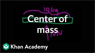 Center of mass  Impacts and linear momentum  Physics  Khan Academy [upl. by Jamieson85]