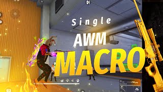 How to make Single Awm Macro Bluestacks । Free Fire । Single Sniper। [upl. by Kenzie914]