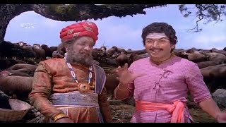 Dr Rajkumar and Balakrishna Ultimate Comedy Scene  Kaviratna Kalidasa Kannada Movie [upl. by Ynavoj]