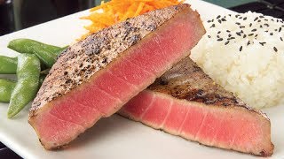 How to Cook Tuna Steaks [upl. by Garrek723]