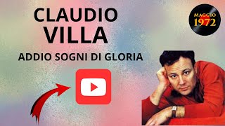 Claudio Villa  Addio sogni di gloria 1° disco Cetra  1956 [upl. by Carma]