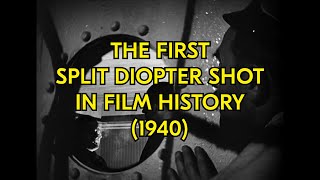 THE FIRST SPLIT DIOPTER SHOT IN FILM HISTORY [upl. by Kcirddot850]