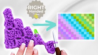 How to Crochet a C2C Rectangle  Perfect for Beginners [upl. by Llirrehs951]