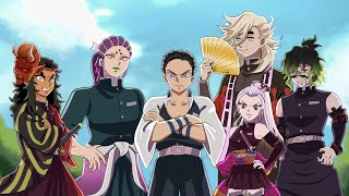 Demon Slayer HASHIRA SWAP AU KnY Swap AU Role Swap Fan AnimationHashira Training Arc [upl. by Llet]