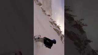 Jackson hole avalanche avalanche jacksonhole burtonsnowboards [upl. by Hobbie]