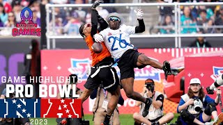 NFC vs AFC Flag Football  2024 Pro Bowl FINALE Game Highlights [upl. by Orecul]