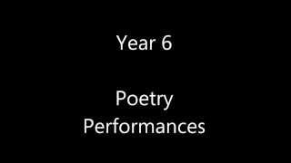 Year 6 poetry [upl. by Emmet944]