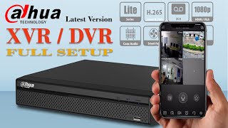 Dahua xvr dvr setup Hard Disk Install Mobile App Config Dahua latest version xvr initial setup [upl. by Feirahs348]