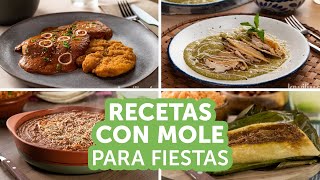 Recetas con mole para fiestas  kiwilimón [upl. by Haig691]