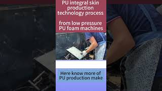 PU integral skin production technology process machine polyurethane factory manufacturing [upl. by Alat254]