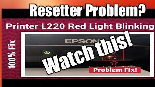 Epson L220 Resetter Problem [upl. by Dimphia]