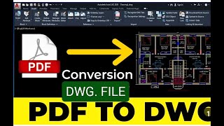 How to Convert PDF to AutoCAD FREE amp EASY  pdf convert [upl. by Gavra]