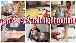 NEW FALL 2020 NIGHT ROUTINE  PREGNANT FAMILY OF 5  SAHM TIFFANI BEASTON HOMEMAKING [upl. by Oer]