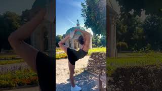 Hip Split Leg Flexibility Easy Stretch Yoga Flow shorts yogaexercise yoga yogapractice [upl. by Oirram938]