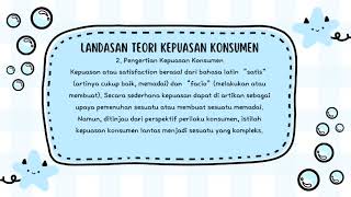 Teori Kepuasan Konsumen [upl. by Namref]