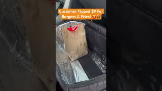 SkipTheDishes Customer Tipped 9 For Burgers amp Fries 🍟🍔🚗 shorts fiveguys fooddelivery [upl. by Mirielle]