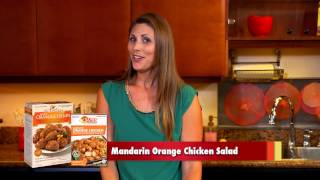 Mandarin Orange Chicken Salad with Orange Dijon Sauce [upl. by Sugar]