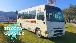 2022 Toyota Coaster 40L 22 seater Bus Quick Review [upl. by Zaneski]