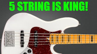 WHY FIVE STRING BASS IS SUPERIOR [upl. by Adelina]