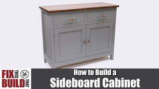 DIY Sideboard Cabinet  How to Build [upl. by Nari]