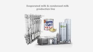 Evaporated milk production line sweetened condensed milk processing plant [upl. by Eigroeg]