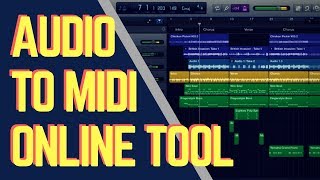 How to Convert Audio to MIDI Online Easy Tutorial [upl. by Oinotnanauj723]