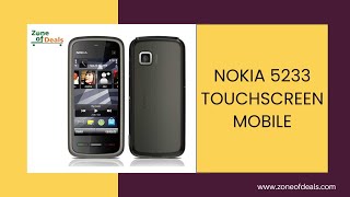 🎉 BUY NOW Nokia 5233 Mobile Refurbished  ZoneofDeals 📱 [upl. by Bills]