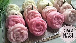 APAM NASI 🌷 LEMBUT GEBU  1 CAWAN NASI 20 BIJI KUIH [upl. by Elleinnad]