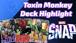 Toxin HitMonkey Bounce Testing  Marvel SNAP Deck Highlight [upl. by Kilah793]