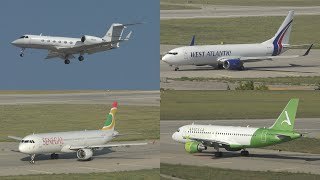 Bizjets Airliners  Spotting at Marseille  8th October 2023 4K [upl. by Pansir903]