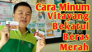 Cara minum Bekatul Beras Merah herbal alami penurun kolestrol [upl. by Corbin]