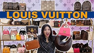 LOUIS VUITTON ENTIRE HANDBAG COLLECTION 2023  Honest REVIEW LEAST MOST USED LETTING GO  CHARIS [upl. by Prior]