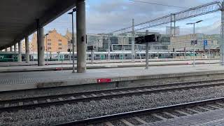 Trains at Oslo S Vy Flytoget Go Ahead Nordic Part 1 [upl. by Nibot]