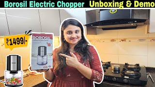 Borosil Electric Chopper  A Must have Kitchen Gadget borosil electricchopper [upl. by Homans]